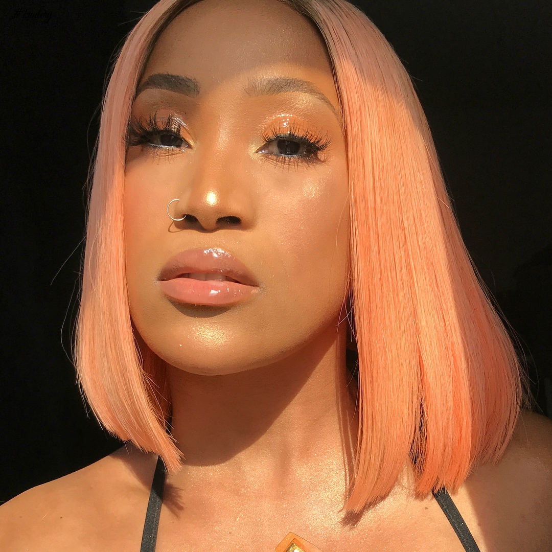 Nqobile Is Giving Us Major Coloured Hair Inspo With Her Signature Bob Hairstyle
