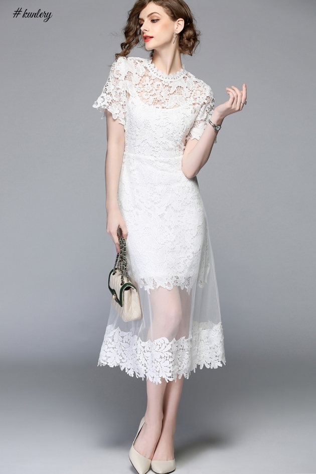 TOP TRENDING LACE DRESSES FOR YOU TO CHOOSE FROM