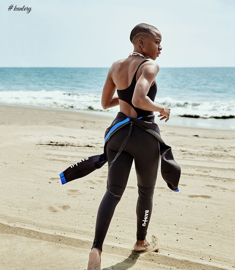 Black Panther Star, Danai Gurira, 40 Flaunt Her Enviable Body In New Beach Shoot