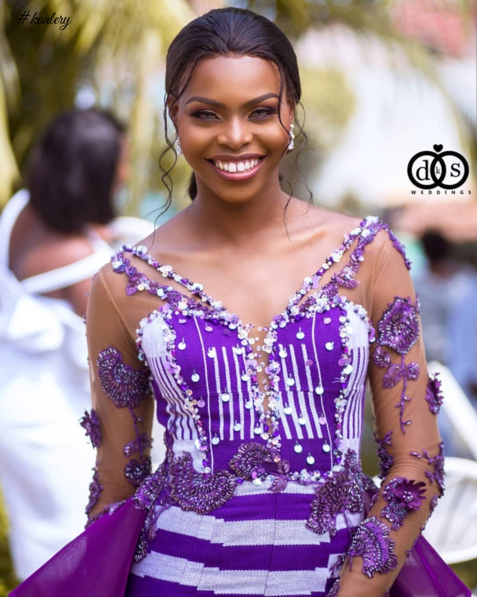 Beautiful Ghanaian Model Wendy Harly Ties The Knot; See Traditional Wedding Pics Here
