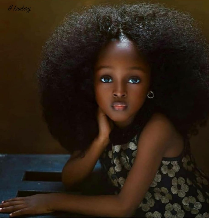 This Nigerian Toddler Just Broke The Net With Supreme Beauty Pics That Will Make You Go ‘Awwww’