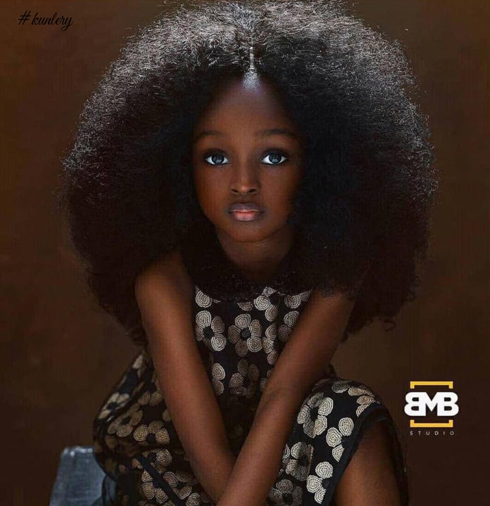 This Nigerian Toddler Just Broke The Net With Supreme Beauty Pics That Will Make You Go ‘Awwww’