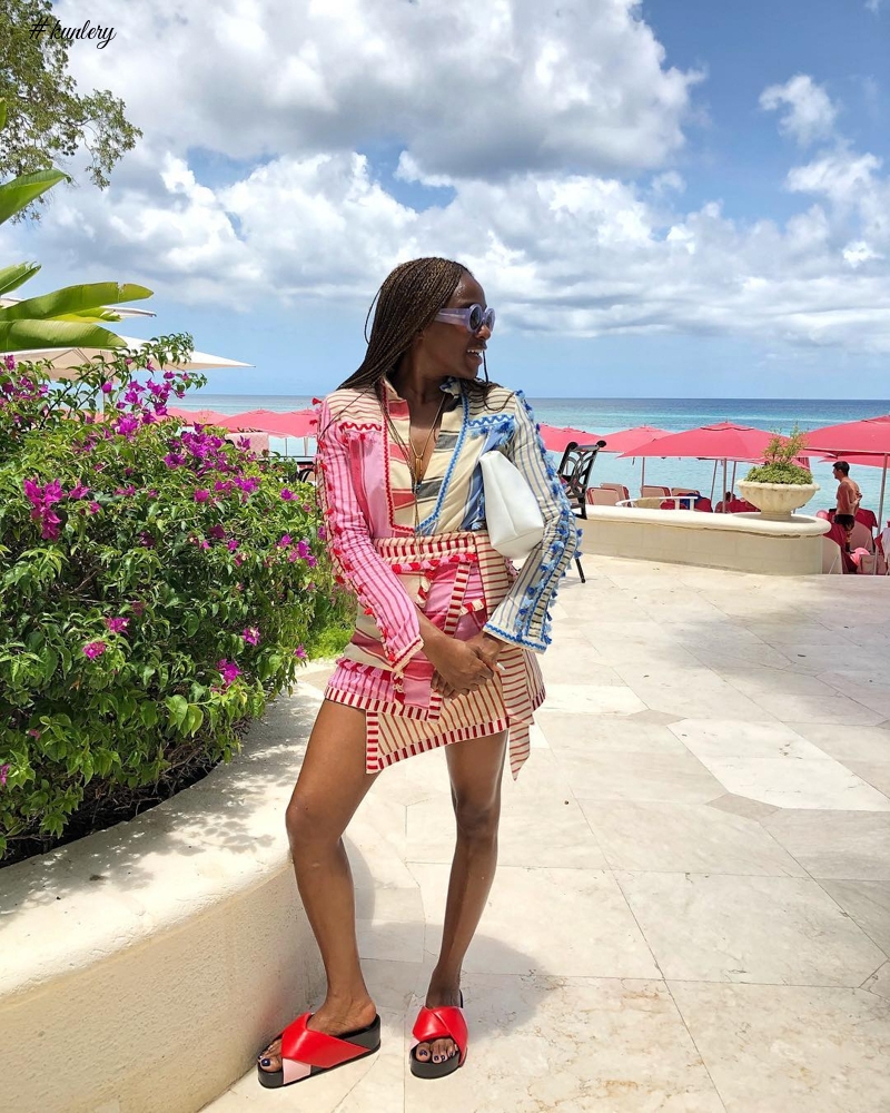 Lifestyle: Sun, Beach & Fashion! A Run Down of Designer Lisa Folawiyo’s Barbados Holiday Style!