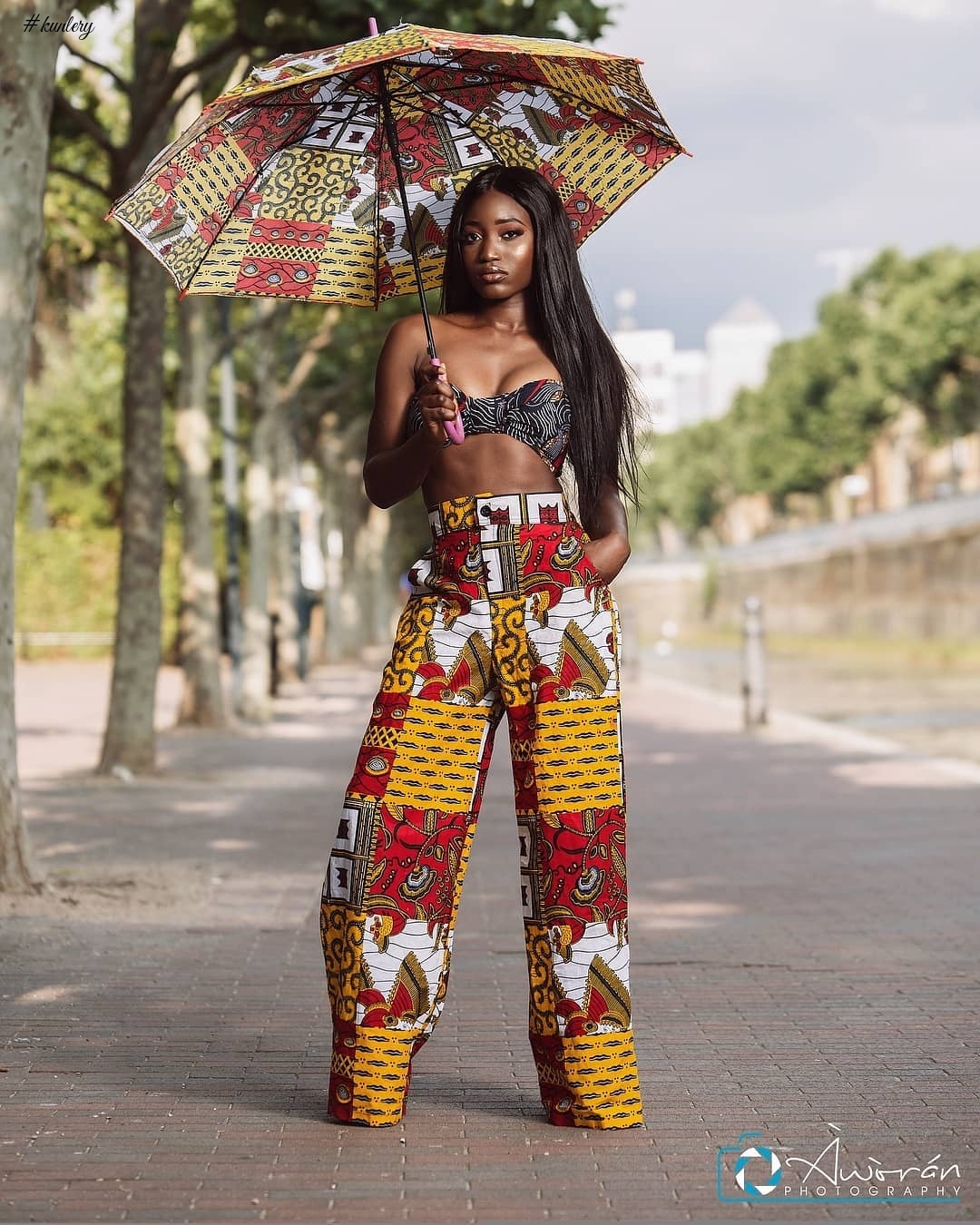 Inidima Okojie In Her Crazy Ankara Styles Would Leave You Greening With Envy!