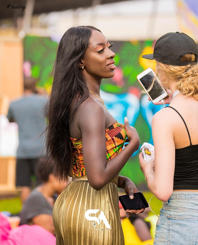 African Fashion Meets Candyland; See All The Printastic Beauty Spotted At Afrochella 2018