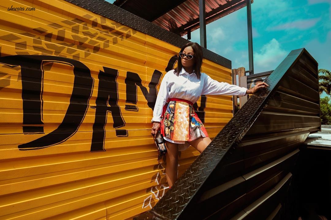 Toke Makinwa Just Wore The Skirt-Over-Shirt Trend And Its All Shades Of Stunning