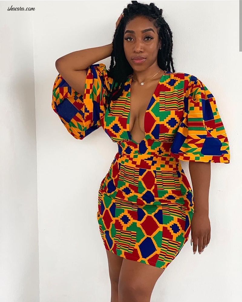 Big Bust Or Not Low Waist V-Necklines Are Taking Over African Fashion; See Looks Inside