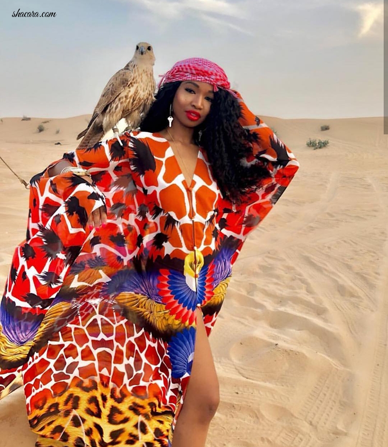From The Desert To The City; Sierra Leone’s Sai Sankoh Is Living Her Best Life In Dubai Rocking Her Own Resort Collection