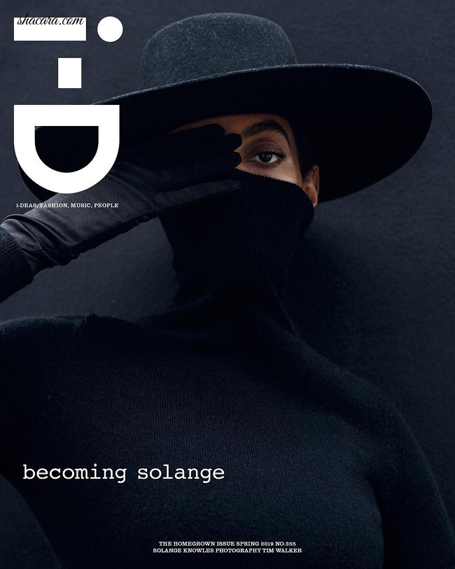 Solange Is The Latest Cover Star Of i-D Magazine’s “Homegrown” Issue