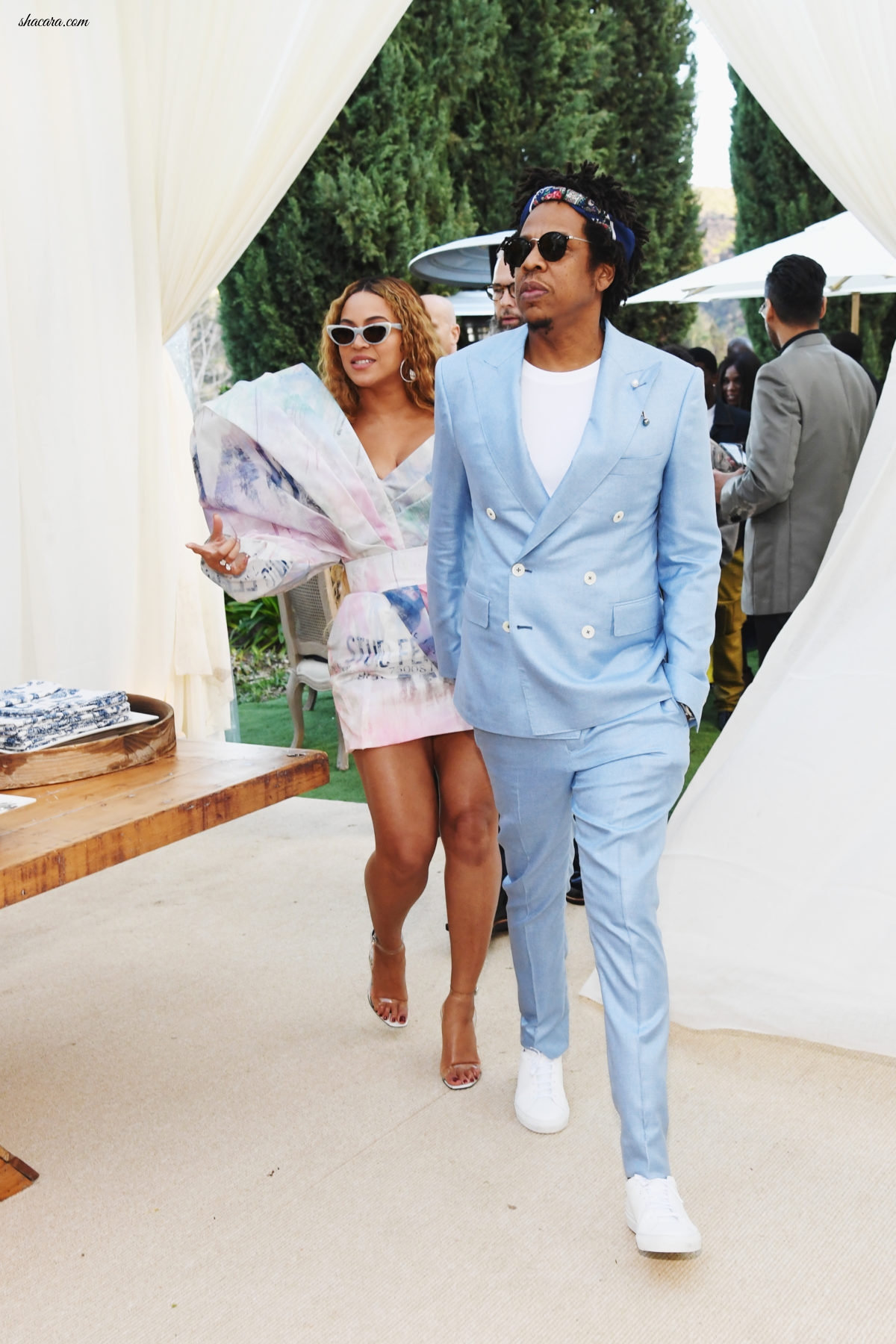 Quincy, Beyoncé, Jay-Z, Miguel And More Celebs Out And About