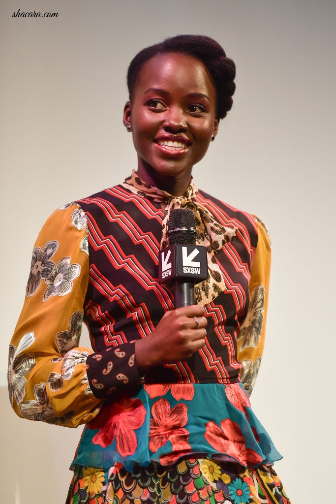 Lupita Nyong’o Steals The Show In Clashing Prints At The 2019 SXSW Festival