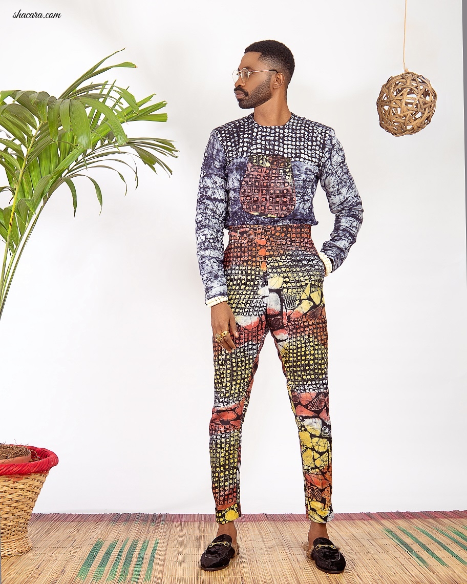 Just Wondering, Is Ric Hassani Trying To Kill Us In Patrickslim & Just Adire’s New Lookbook