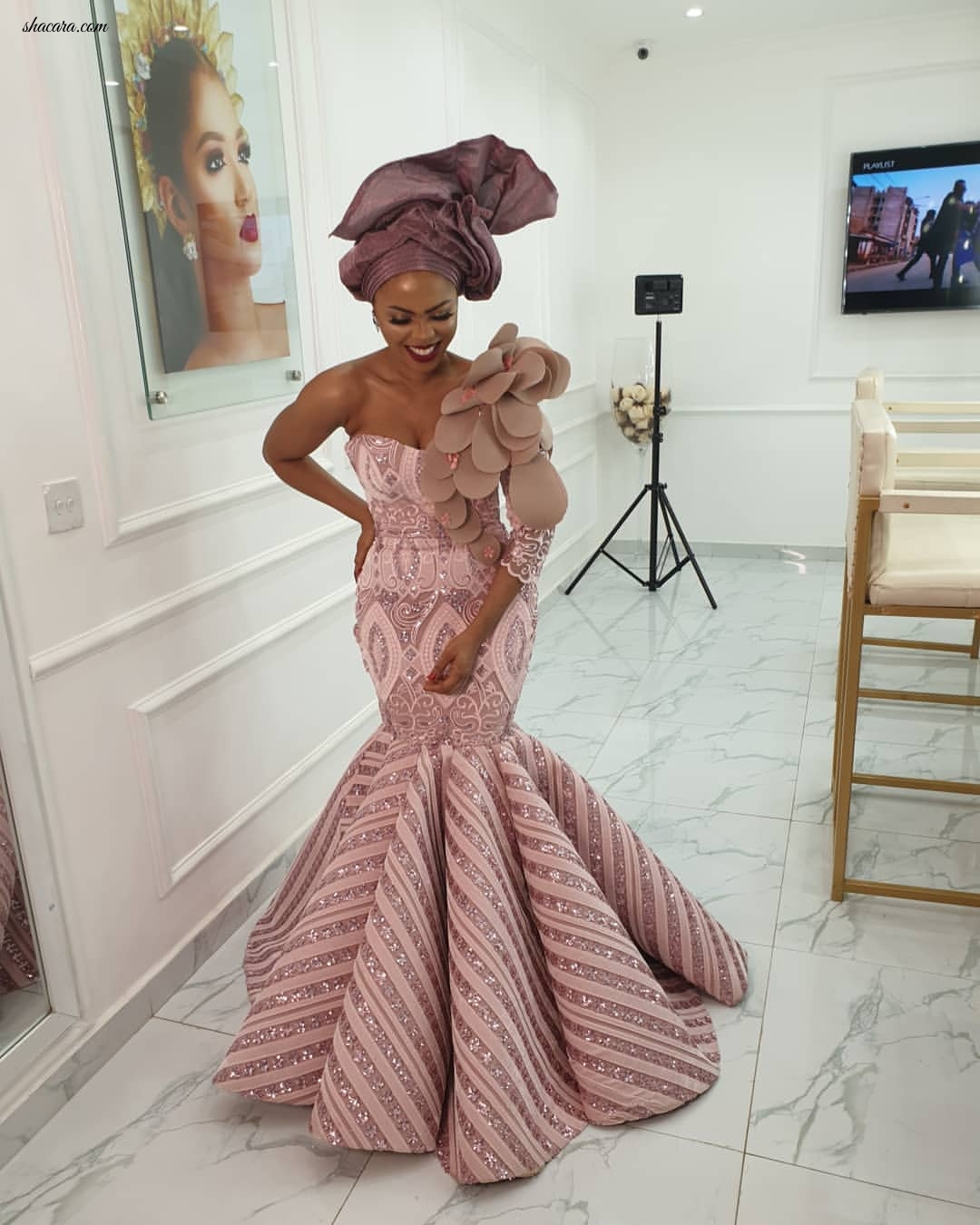 Life-Size Barbie! Chidinma Ekile Is A Vision In This Scene-Stealing Mermaid Dress