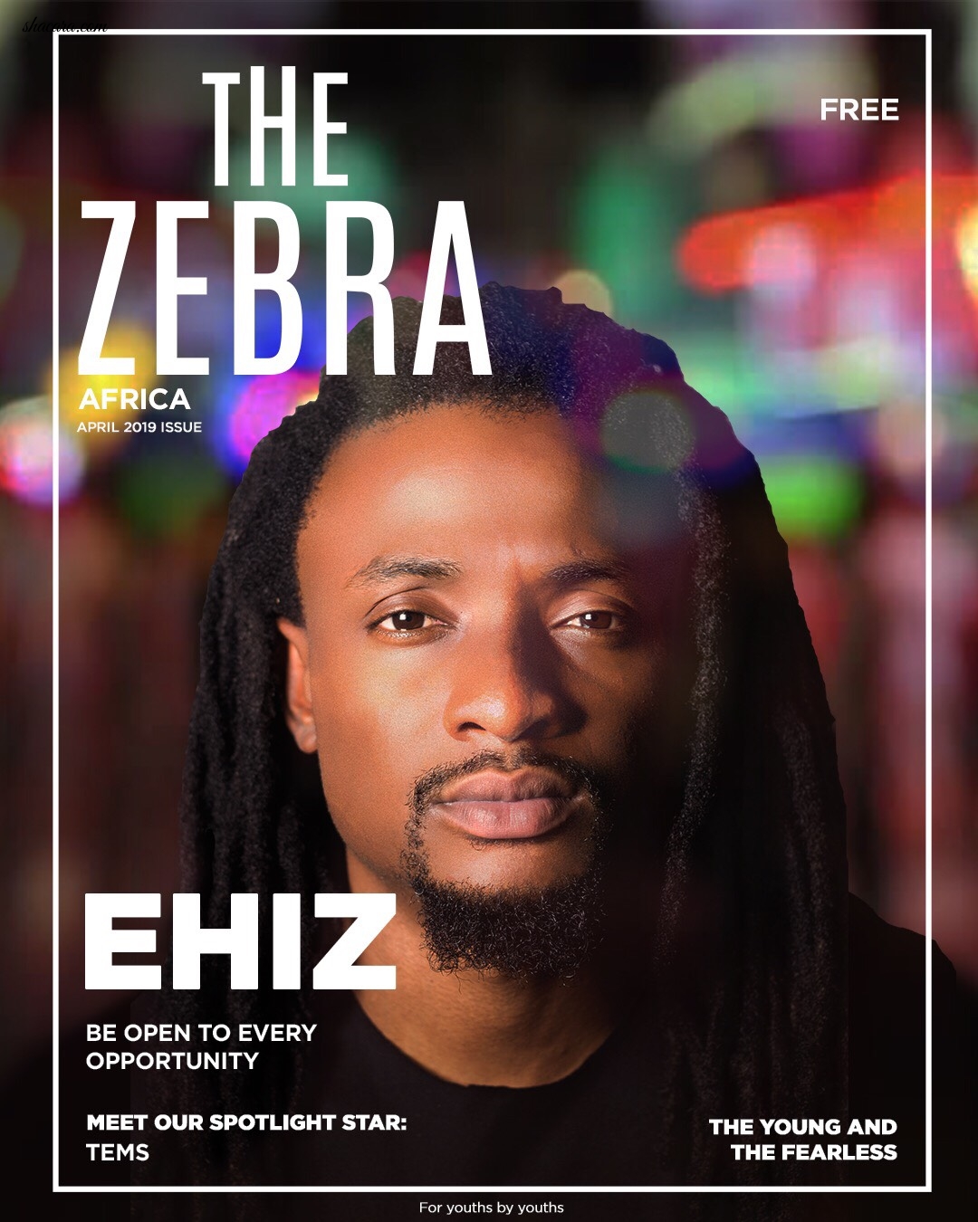 Ehiz Shares His Success Story To Inspire Nigerian Youths In Zebra Magazine’s April Issue