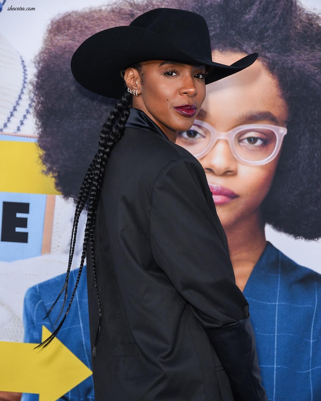 Kelly Rowland Takes Power Dressing To Another Level In This All-Black Ensemble