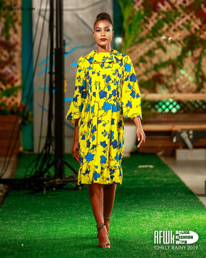 See The Well Tailored All-African Print Outfits Afre Anko Wowed Ghanaians With At Accra Fashion Week