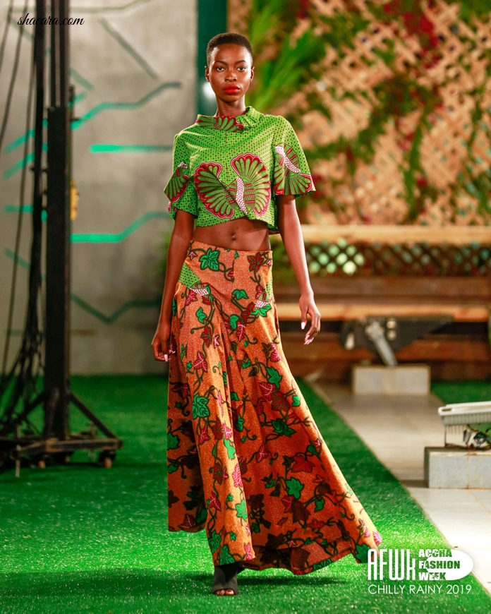 See The Well Tailored All-African Print Outfits Afre Anko Wowed Ghanaians With At Accra Fashion Week