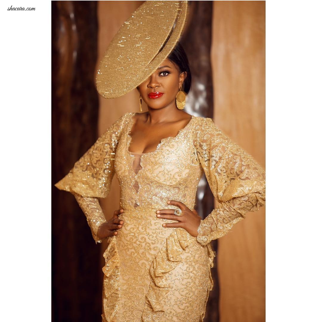 Omoni Oboli Channels Fairytale Glam In High Fashion Birthday Photo Shoot