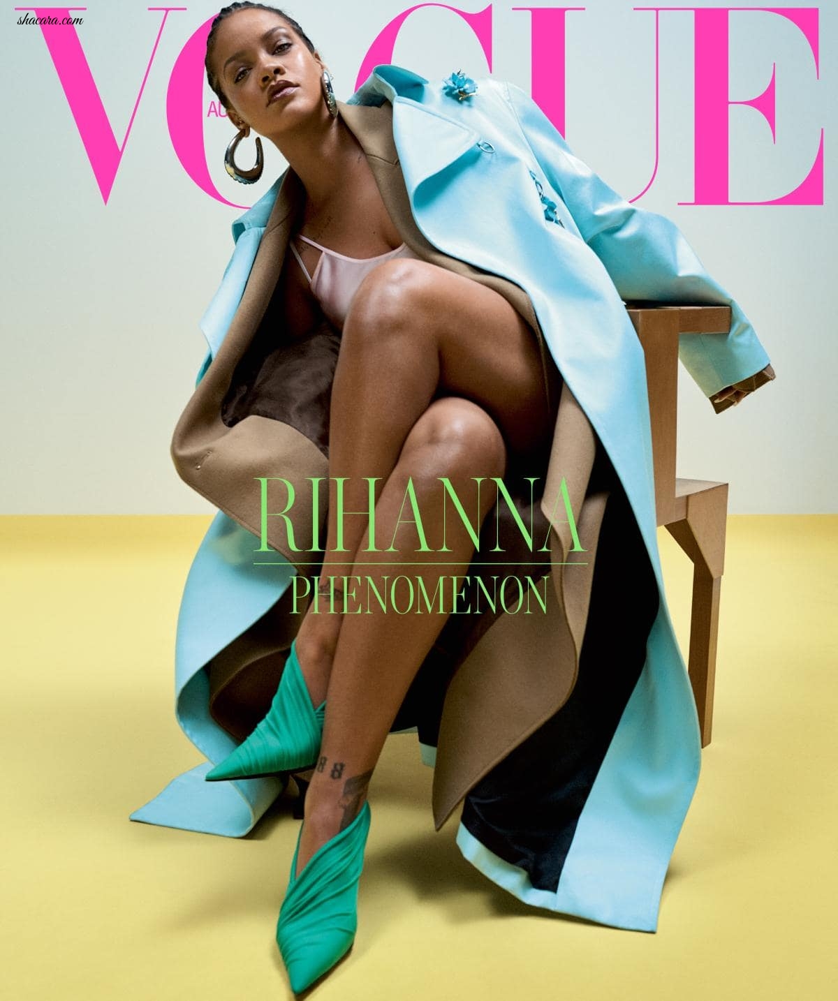 Global Phenomenon! Rihanna Graces The Cover Of Vogue Australia’s May Issue