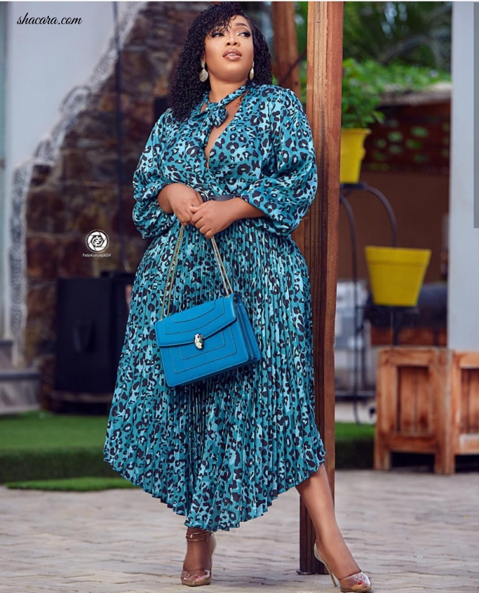 Curvy Ghanaian Actress Moesha Boduong Is Cleaning Up Her Style And We Are Loving It