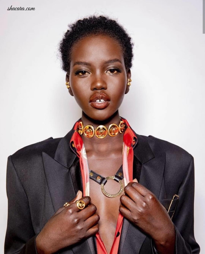 #MODELCRUSH: Today We Crush On Pics Of Adut Akech, The Dark Sudanese That Beat Gigi Hadid As Model Of The Year