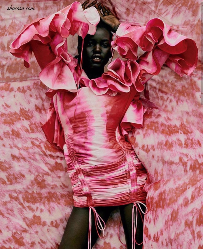 #MODELCRUSH: Today We Crush On Pics Of Adut Akech, The Dark Sudanese That Beat Gigi Hadid As Model Of The Year