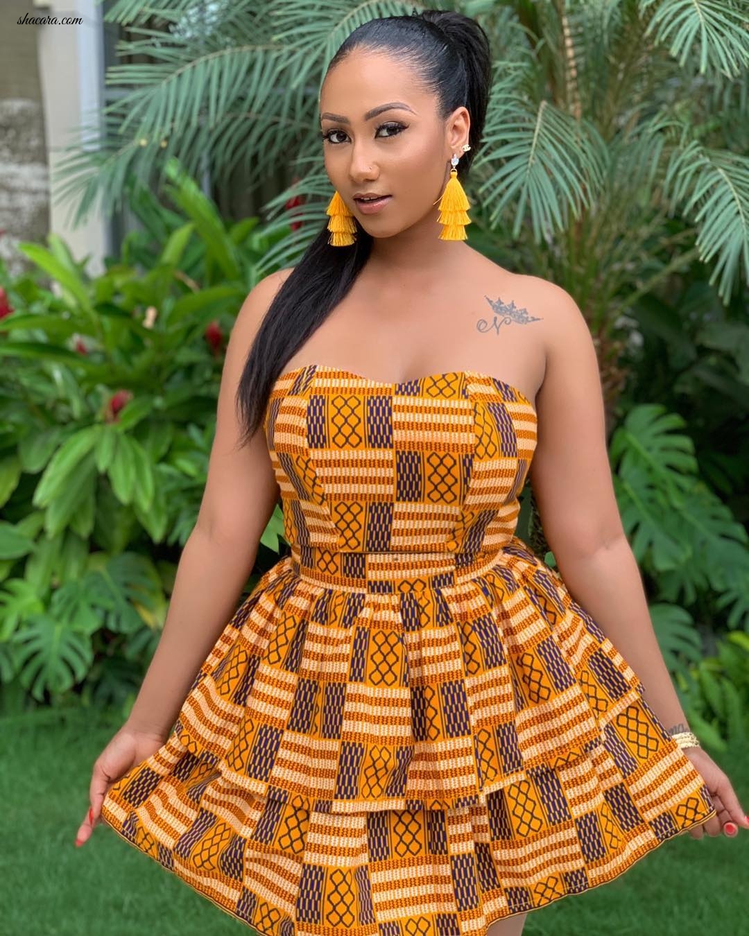 Hajia4Reall’s Is Nothing But Haute Style Sauce, See Her Best African Print Moments