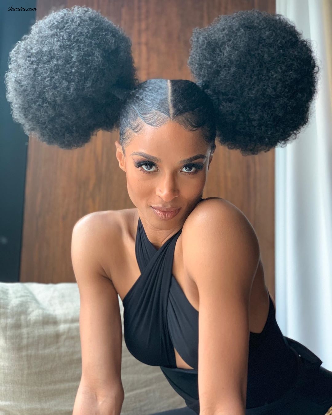 Ciara Proves Afro Hair Is Much More Appreciated Than Weave & Perms With Her Afro Puffs, Lady Of Rage Style