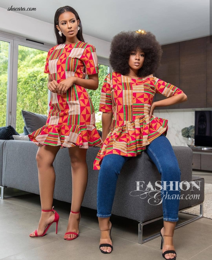 How To Look Extra Stylish With Jeans Trousers & African Print Tops