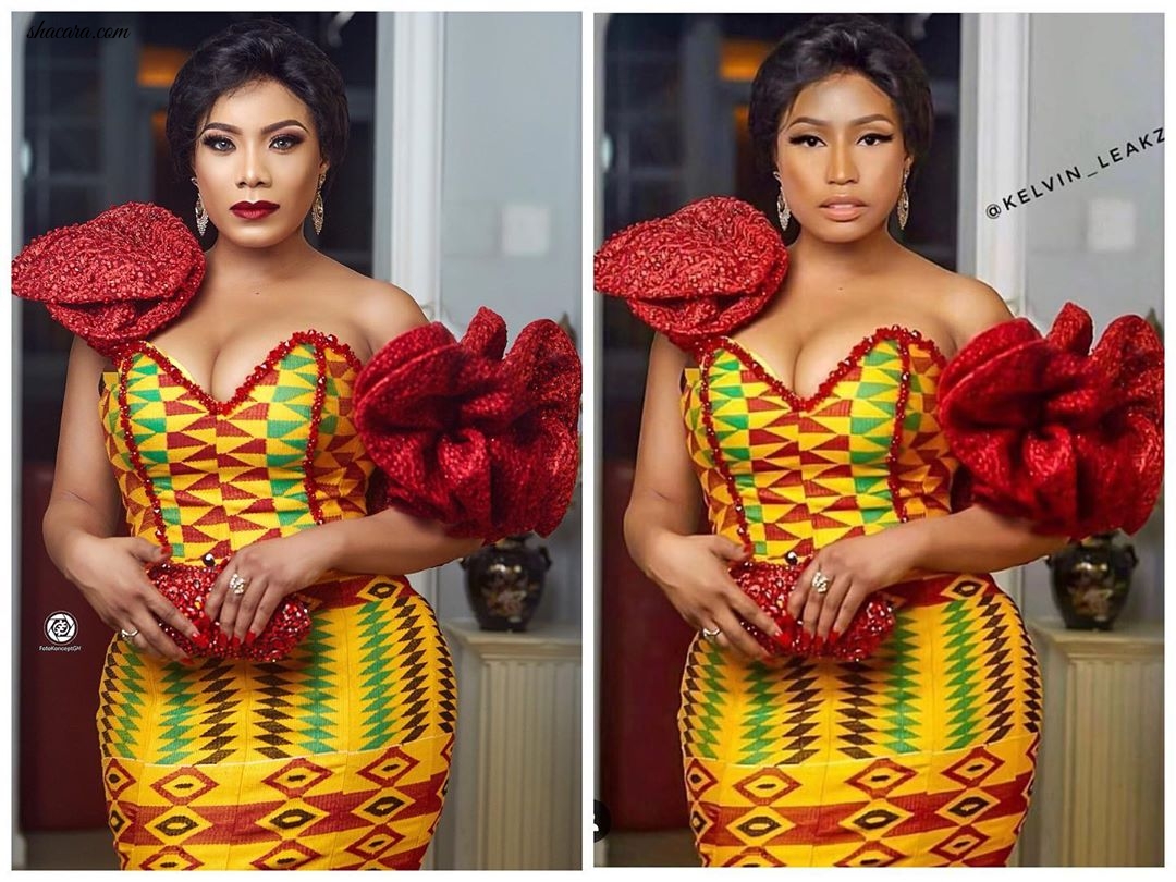Something You Should Know About Nikki Minaj Recently Wearing Ghanaian Kente Fabric