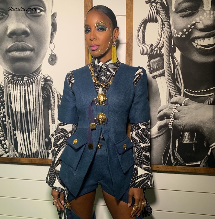 Kelly Rowland Rocks Cote d’Ivoire Fashion By Loza Maléombho To The Wearable Art Gala