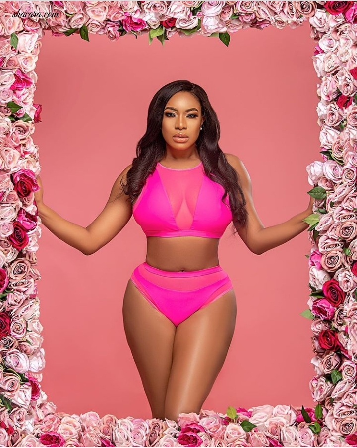 Behold! Nollywood Actress Chika Ike Flaunts Her Stunning Curves In Lingerie