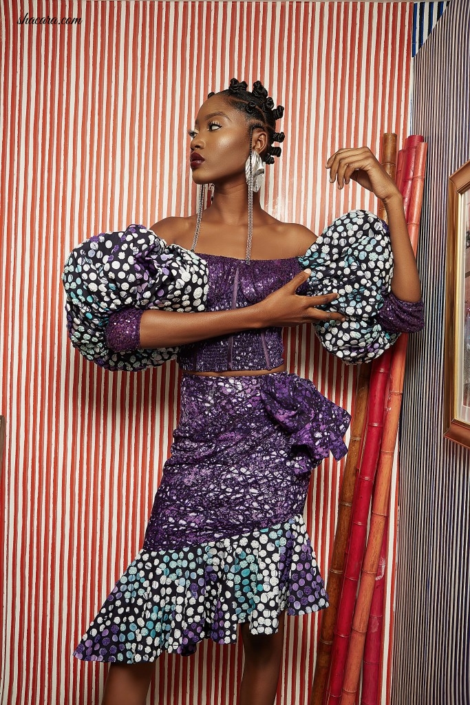 Adire, Crop Tops, Puff Sleeves! Mazelle Creates Magic In ‘Queen of the East’ Collection