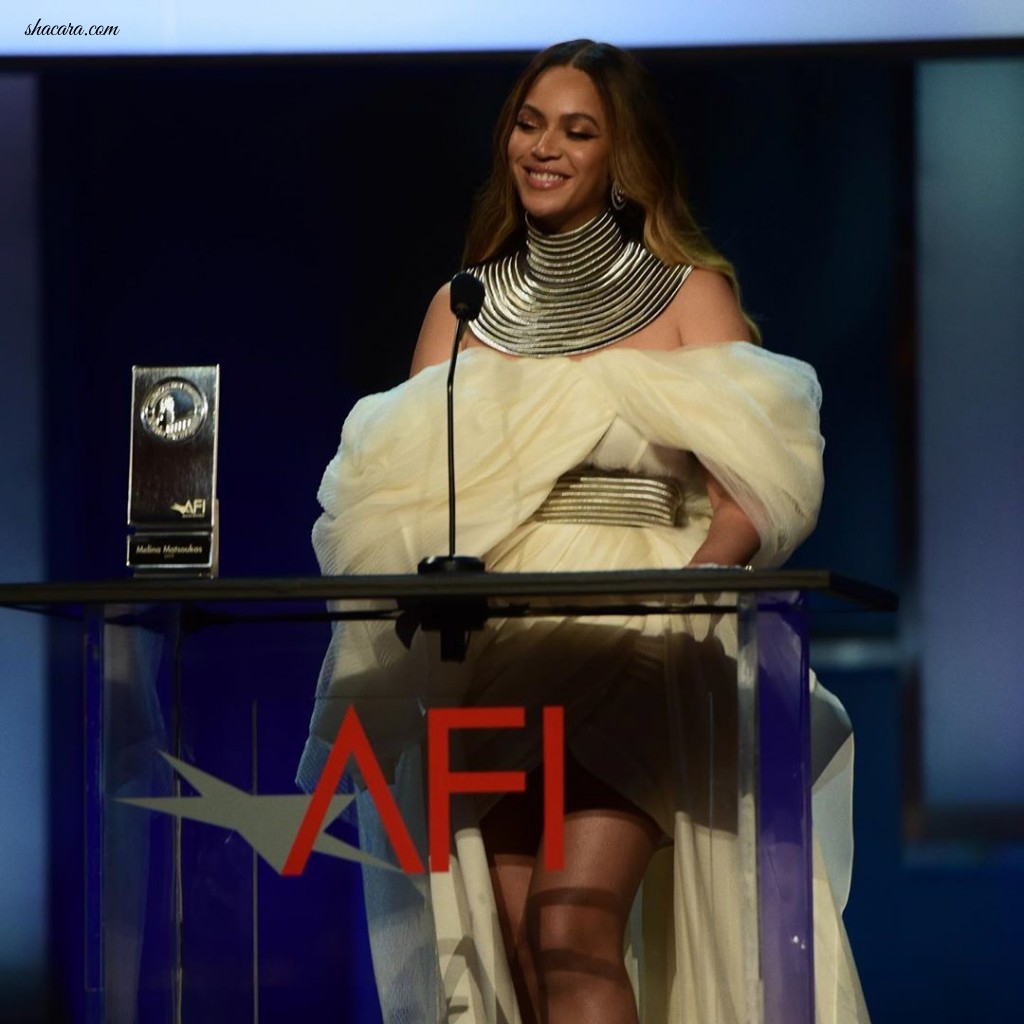 Beyoncé’ Surprise Appearance At The 47th AFI Life Achievement Award In A ‘Phuong My’ Tulle Dress