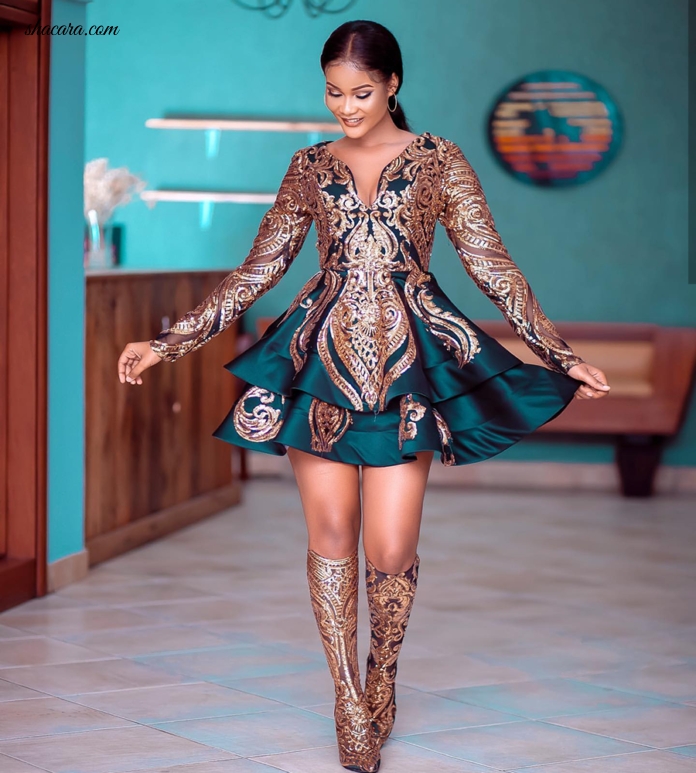 Now This Is Royalty, Watch Tanzania’s Hamisa Serve Pure Voodoo In This Haute Valice Couture Dress