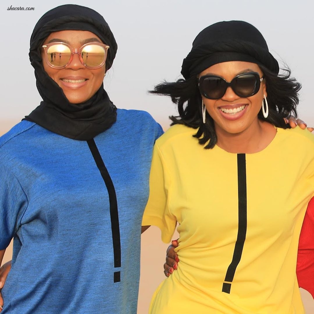 Nollywood Actresses Chioma Akpotha and Omoni Oboli On a 7 days Boat Cruise Organised Royalcarribeanng