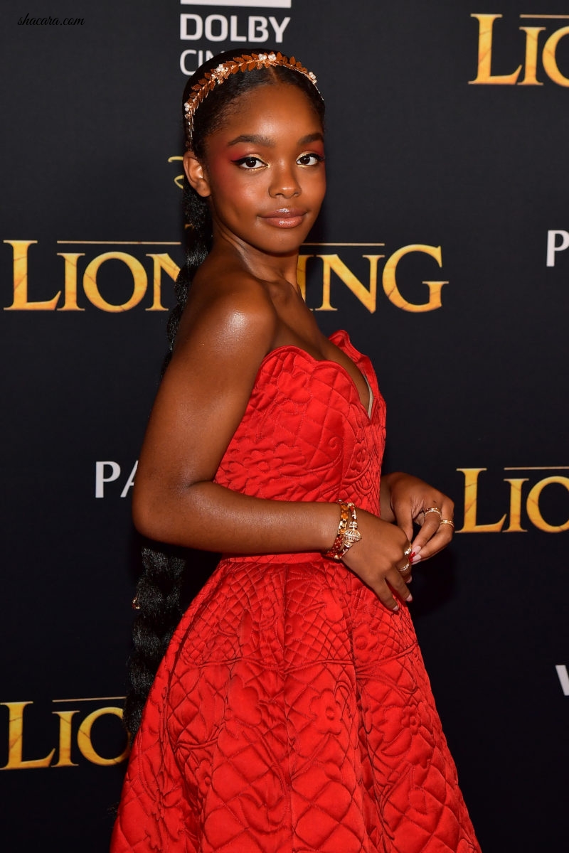 All The Amazing Hair From 'The Lion King' Premiere