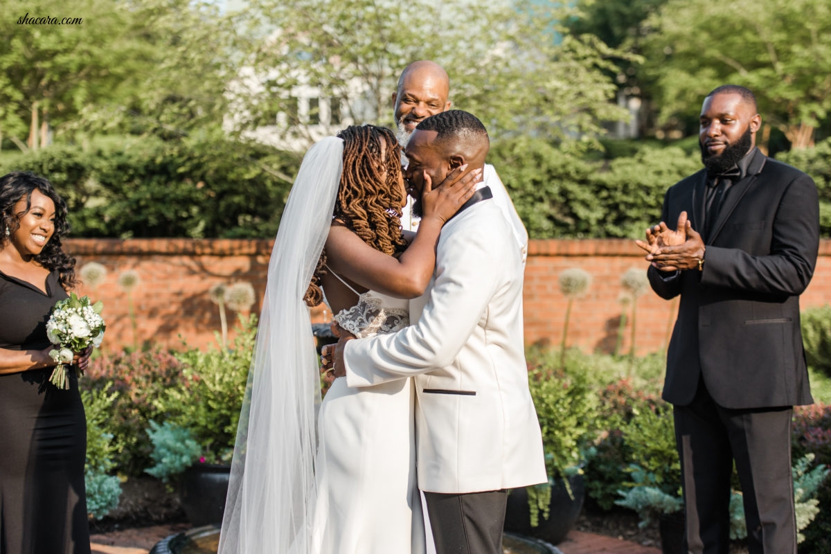 Bridal Bliss: We Loved Maurice and Ebone's Beautiful Black Tie Wedding Vibes