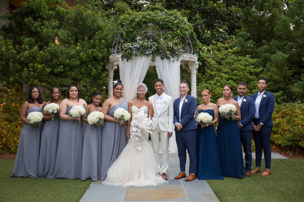 Bridal Bliss: Tiffany and Alyssa Went From DMs To 'I Do'