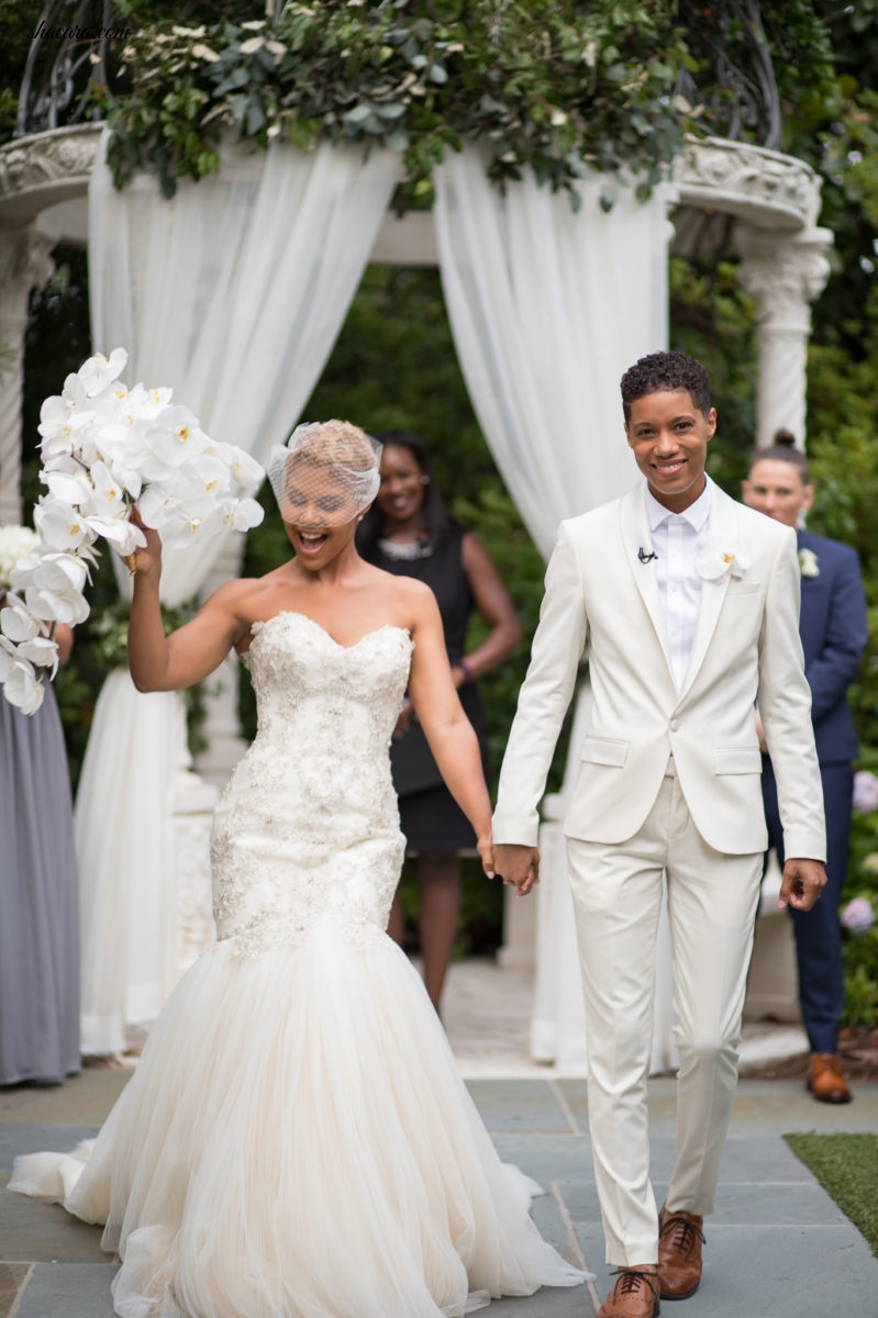 Bridal Bliss: Tiffany and Alyssa Went From DMs To 'I Do'