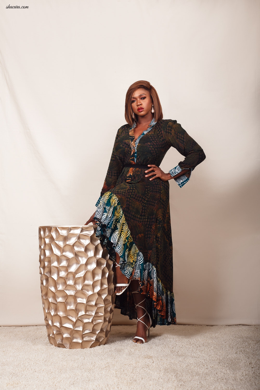 Batik Galore! Waje And Omawumi Front Trish O Couture’s Exotic Resort Wear Campaign