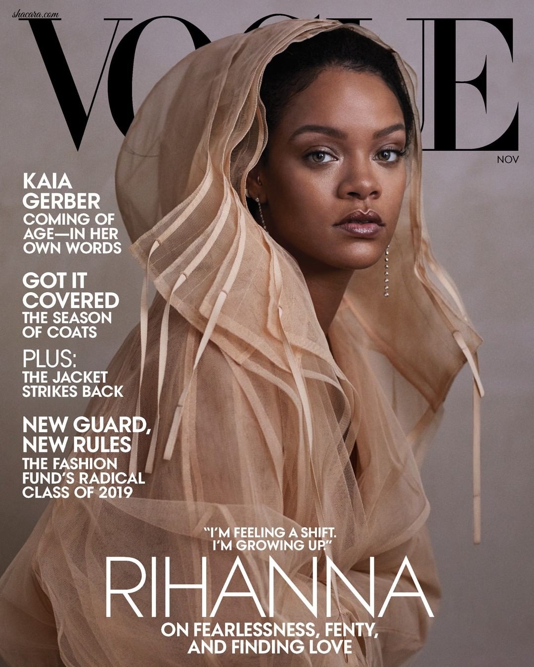 Rihanna Is Breathtaking On The Cover of Vogue Magazine’s November Issue