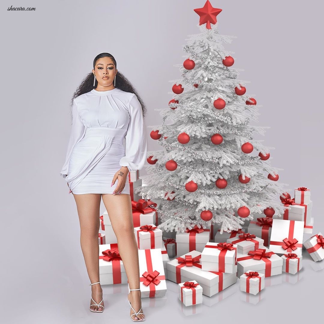 Adunni Ade Is The Perfect Holiday Muse For House Of Jahdara’s “The Christmas Edit”