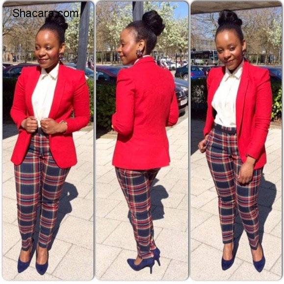WORK OUTFITS: PLAY WITH THE PLAIDS