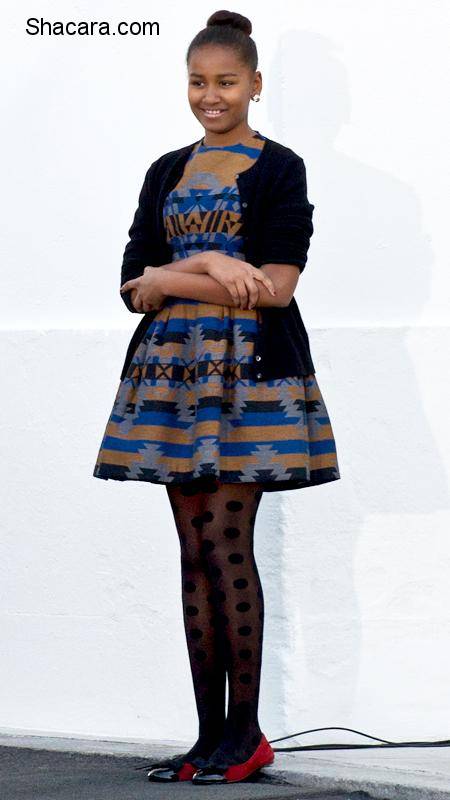 Just Like Mama! Sasha Obama Is Slowly Evolving Into A Style Queen