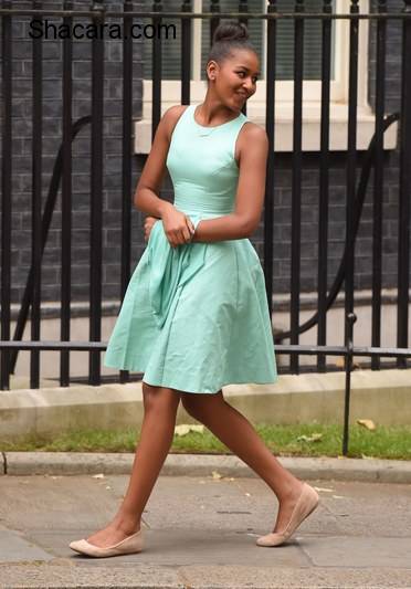 Just Like Mama! Sasha Obama Is Slowly Evolving Into A Style Queen