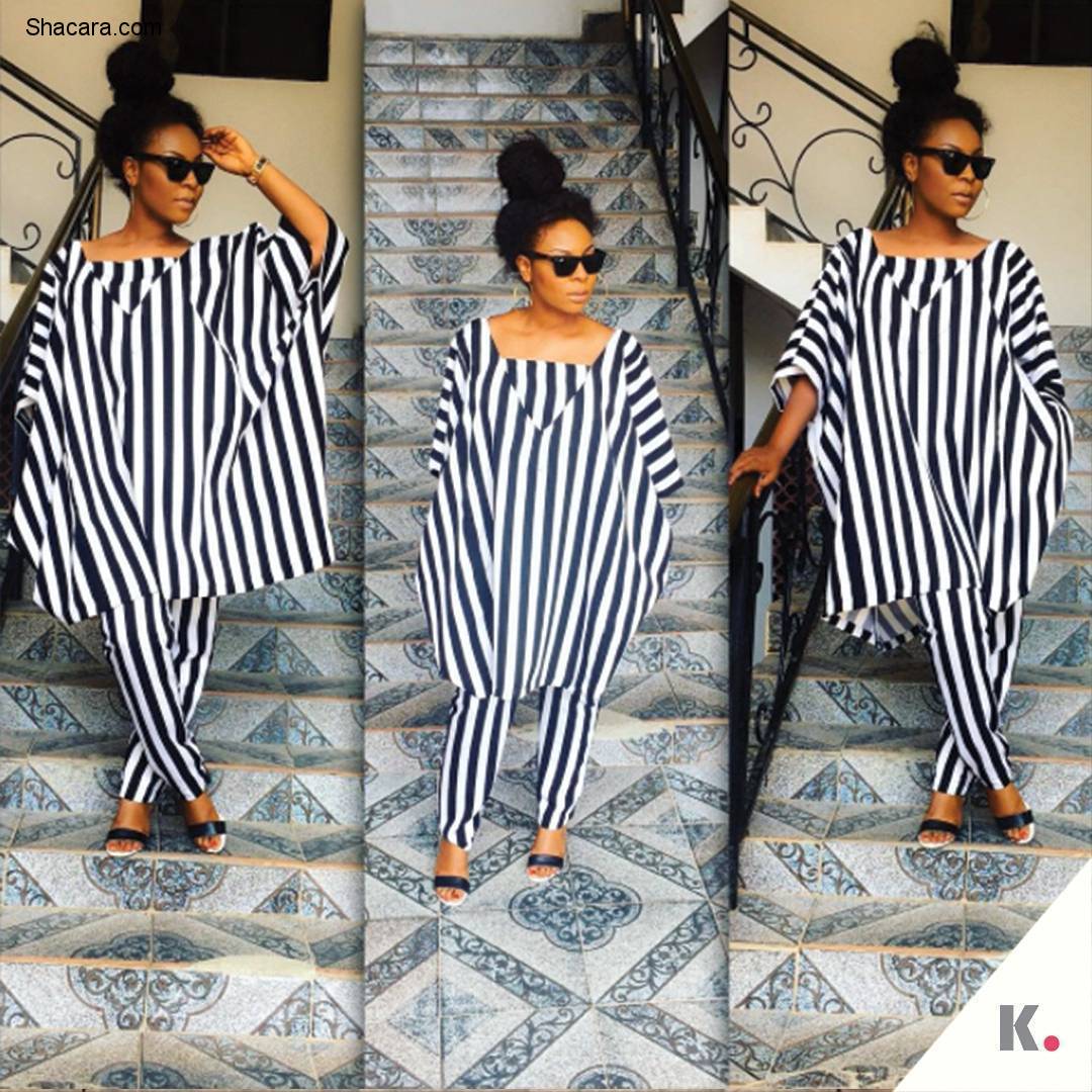 MONOCHROME STRIPES ARE MAKING FASHION WAVES IN NIGERIA