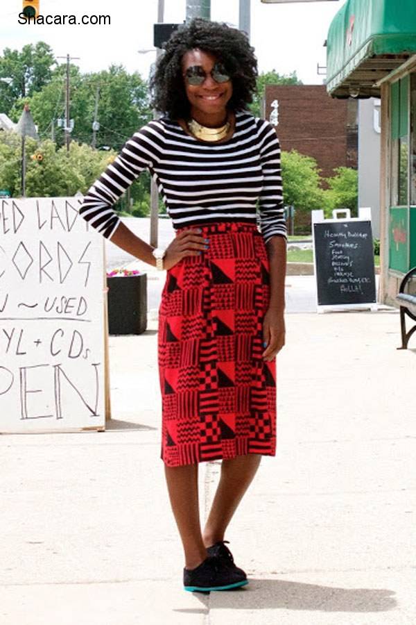 MONOCHROME STRIPES ARE MAKING FASHION WAVES IN NIGERIA