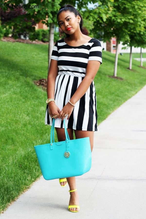 MONOCHROME STRIPES ARE MAKING FASHION WAVES IN NIGERIA