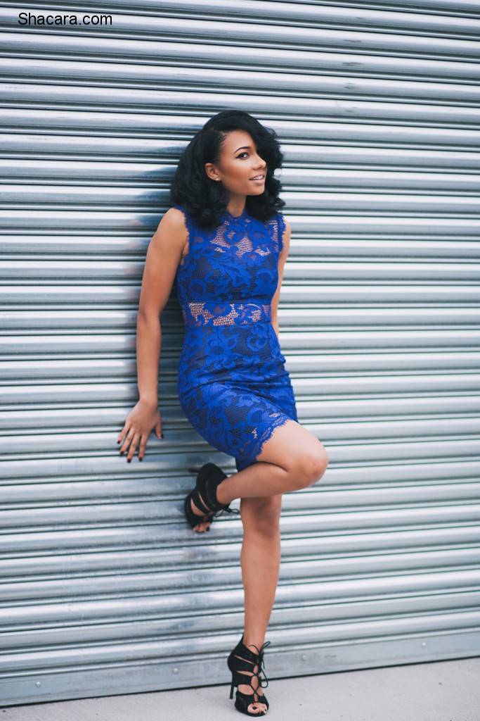 THIS ARE THE TIPS ON HOW TO PULL OF THE SHEER LACE DRESS.